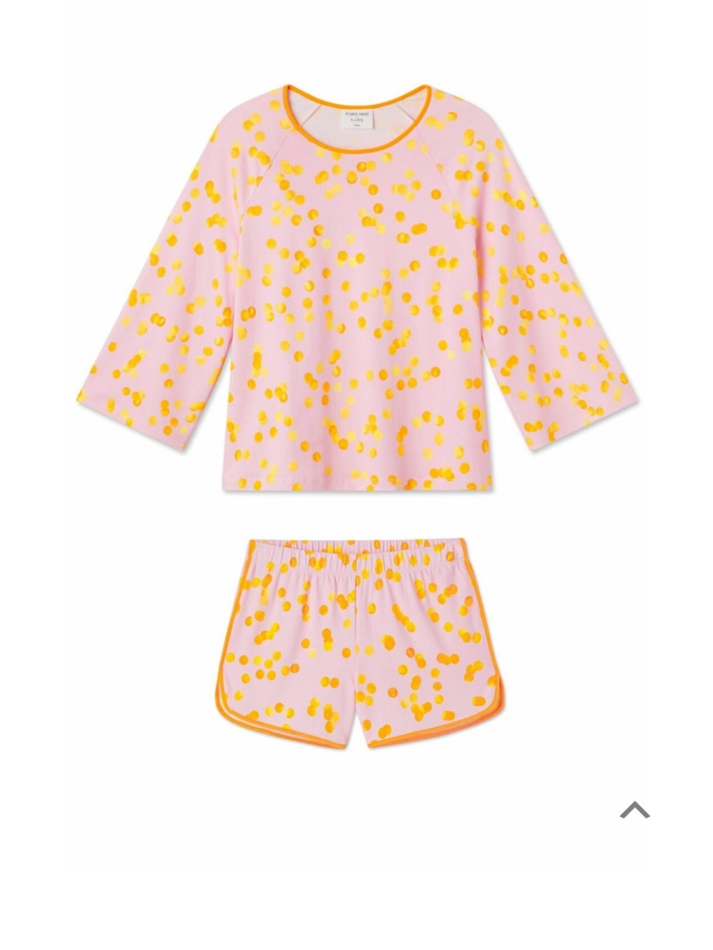 Atlantic Pacific The Pima Penny Short Set Pomelo Dot Sz XL